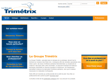 Tablet Screenshot of groupe-trimetrix.com